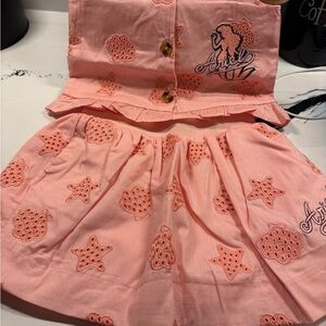 Disney Ariel Coral Star Skirt Set